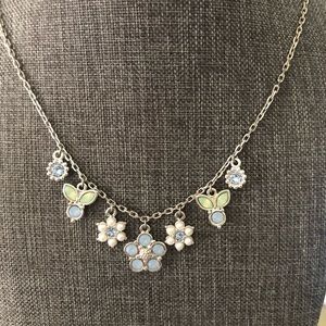 Touchstone Crystal Delicate Garden Necklace